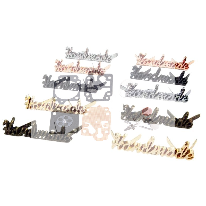 Sewing Labels - Handmade DIY Metal Letter Labels 10Pcs