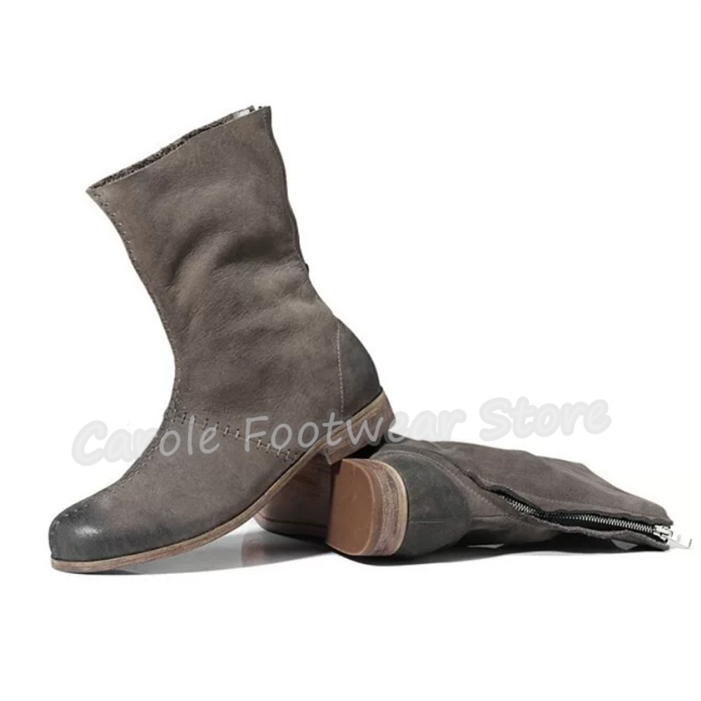 Sewing Zipper - British Style Genuine Leather Sewing Decor
