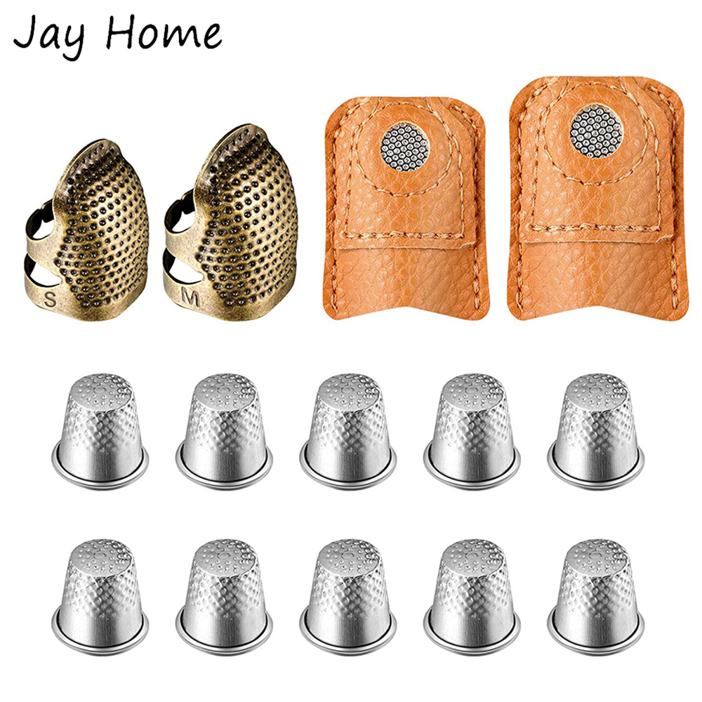 14Pcs Sewing Thimble Set Metal - Sewing Thimble Metal review and price