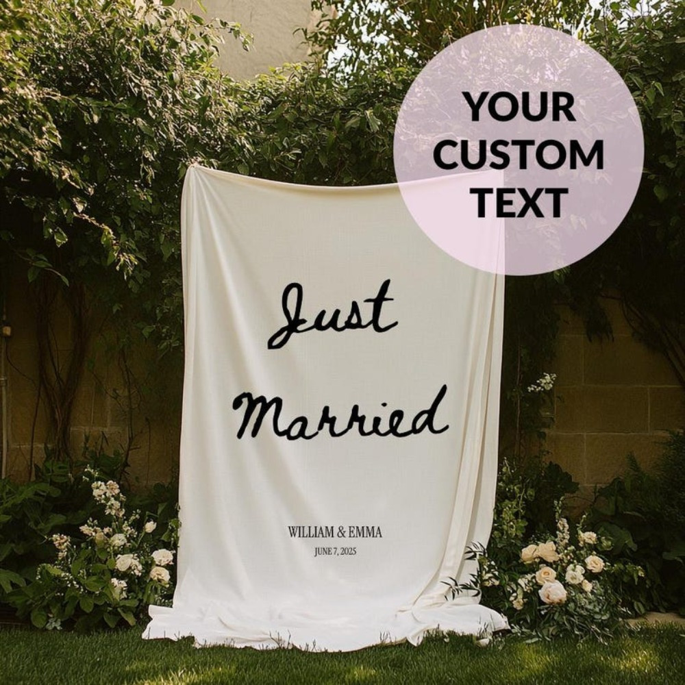 Custom Wedding Banner - Custom - Sewing Custom review and price