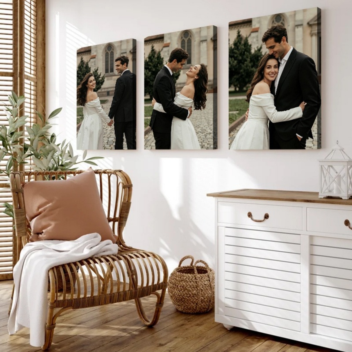 Set of 3 Custom Photo Canvas P - Sewing Custom review and price