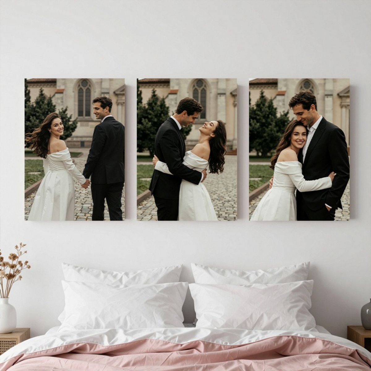 Set of 3 Custom Photo Canvas P - Sewing Custom review and price