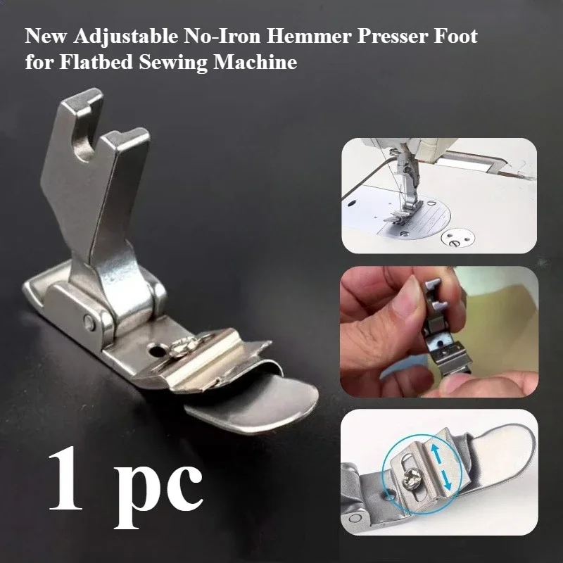 Adjustable No-Iron Hemmer Foot - Textile Sewing Machines review and price