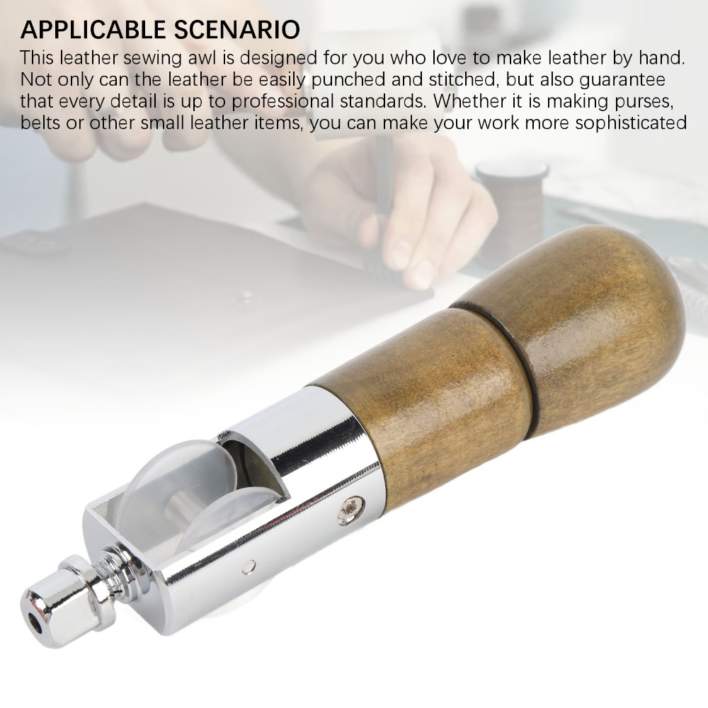 Ergonomic Wooden Handle Leathe - Leather Needle Heavy review and price