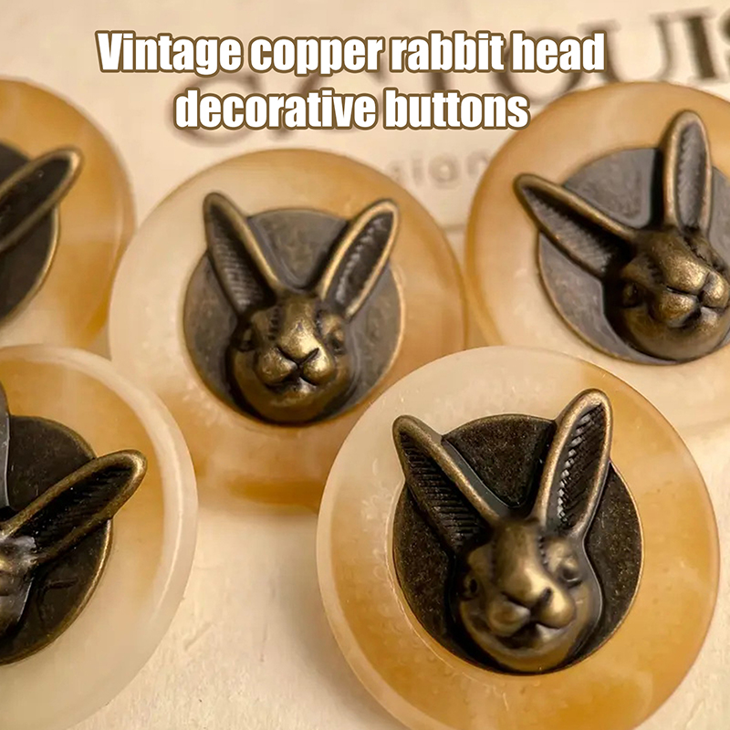 10pcs 25mm Vintage Copper Rabb - Textile For Sewing review and price