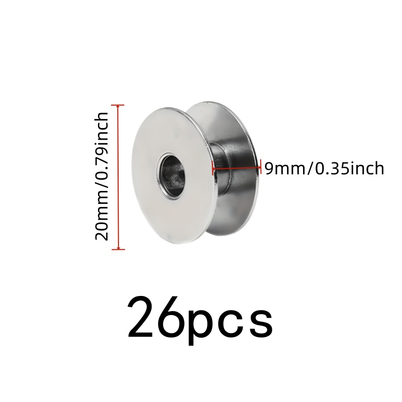 26 pcs Metal Thread Bobbins, G - Sewing Thread Production review and price